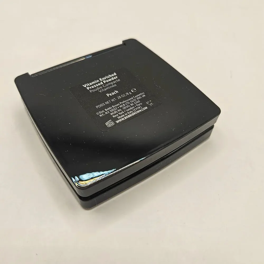 LOT OF 2 BOBBI BROWN PEACH VITAMIN ENRICHED PRESSED POWDER 0.28oz NIB